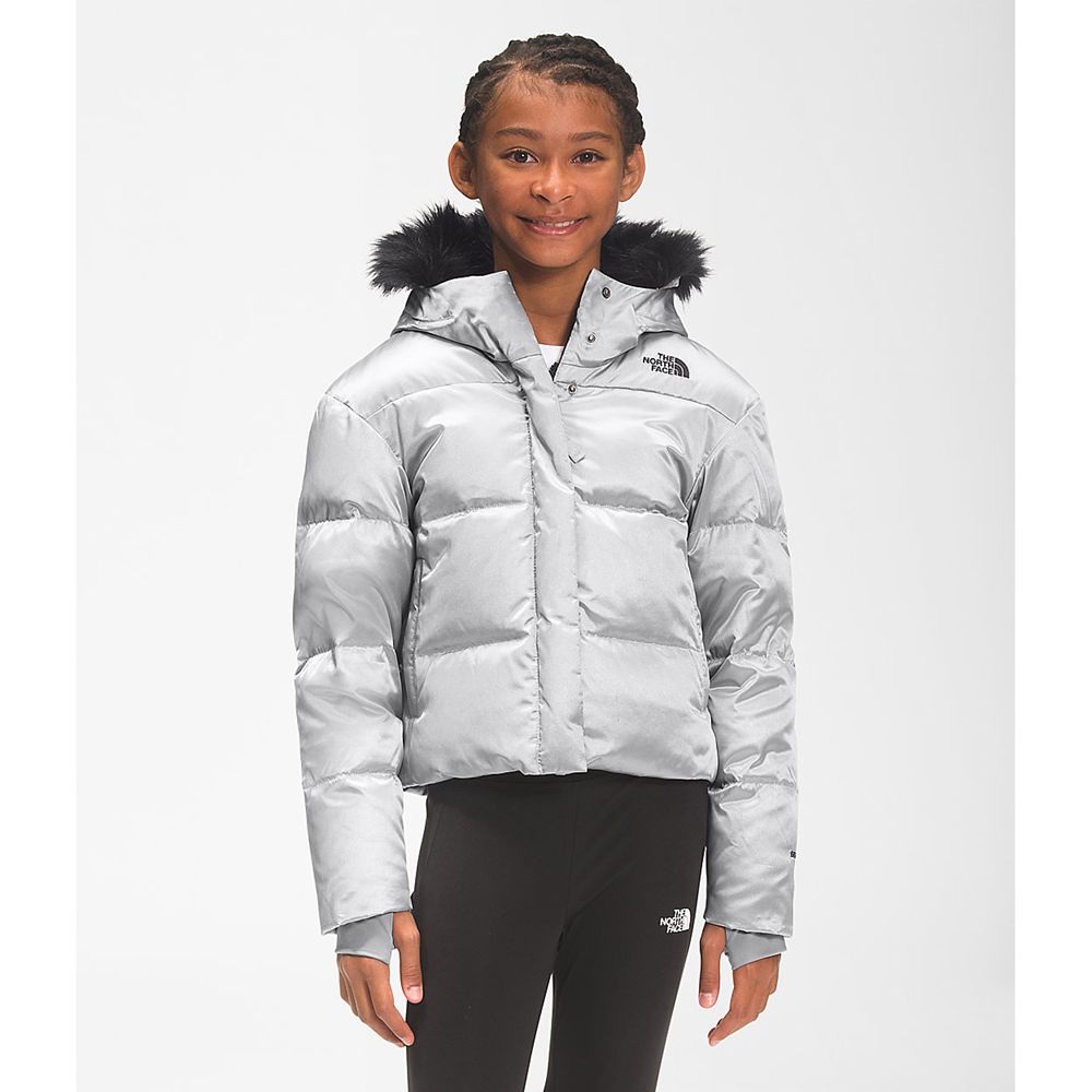 The North Face Jackets Girls Australia - The North Face Printed Dealio City Grey (KLA-932185)